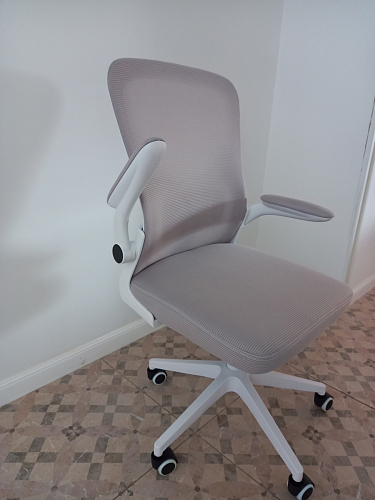 Компьютерное кресло Konfi gray / blue / white фото покупателя 31