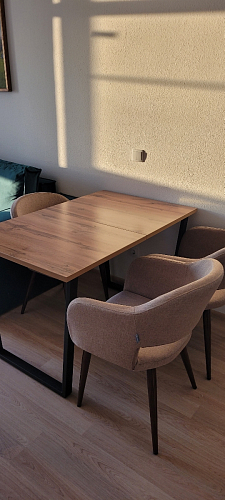 Стол Лота Лофт 120 25 мм сабия / белый матовый фото покупателя 843