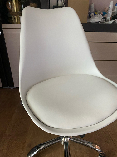 Компьютерное кресло Kolin с подушкой clear / white фото покупателя 137