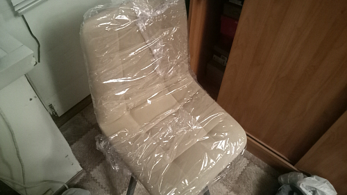 Стул на металлокаркасе Чилли синий / белый фото покупателя 786