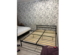 Односпальная кровать Фади 80х200 черная фото покупателя 1180