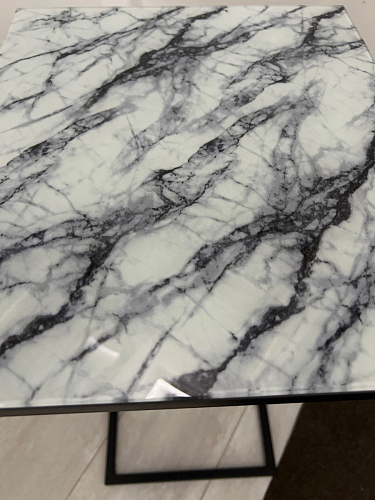 Журнальный столик Геркулес серый мрамор фото покупателя 3