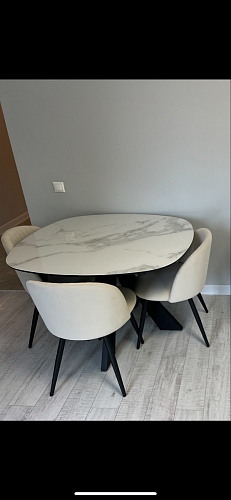 Стул на металлокаркасе Gabi gray / black фото покупателя 681