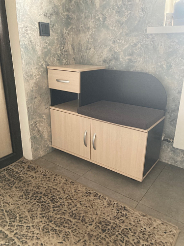 Обувница Аврора дуб млечный / венге фото покупателя 47