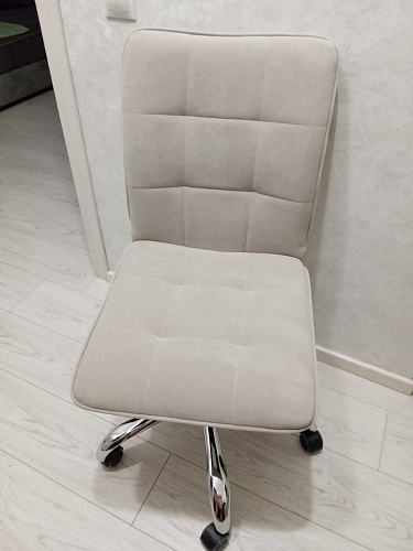 Компьютерное кресло One/Ван флок бежевый 7 фото покупателя 17