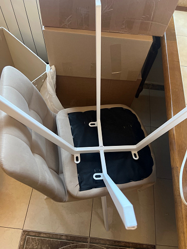 Стул на металлокаркасе Чилли зеленый / черный фото покупателя 1377