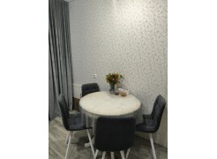 Стул на металлокаркасе Чилли розовый / черный каркас фото покупателя 384