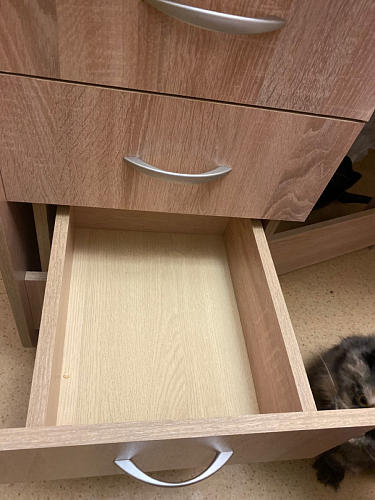 Стол-книжка Глория 606 М с ящиками дуб сонома фото покупателя 117