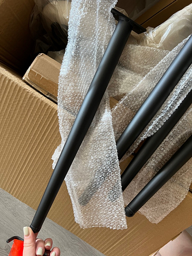 Стул на металлокаркасе Gabi gray / black фото покупателя 342