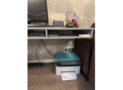 Письменный стол Леон Лофт дуб делано темный / черный матовый фото покупателя 77