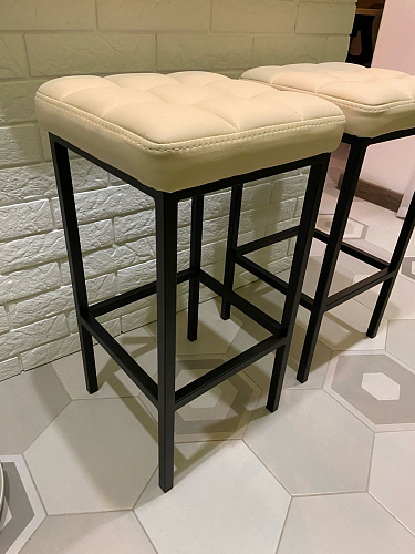 Барный стул Лофт катания минт / белый матовый фото покупателя 51