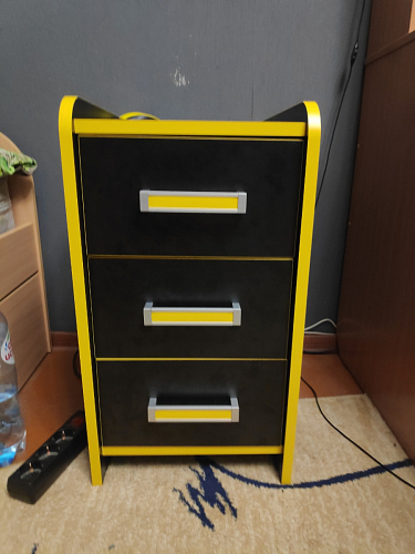 Тумба Ханна черная / красная - Уцененный экземпляр фото покупателя 148