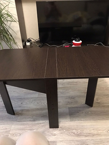 Стол-книжка СтК6 венге / дуб молочный высота 54 см фото покупателя 29