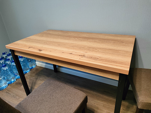 Стол Оригон сонома / черный матовый фото покупателя 52