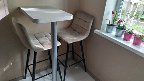 Барный стул Lecco UF910-07 велюр pink фото покупателя 5