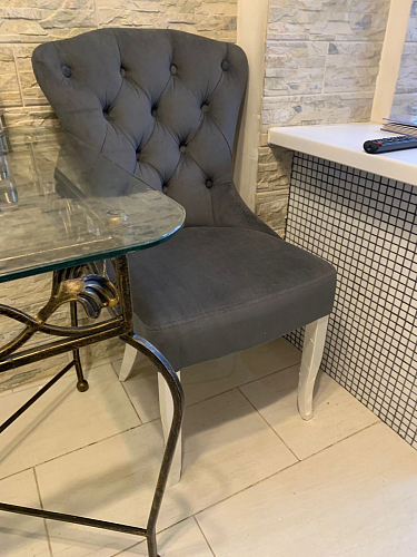 Стул деревянный Милано velutto 05 / венге / серебро фото покупателя 10