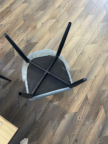 Стул на металлокаркасе Kora gray / black фото покупателя 323
