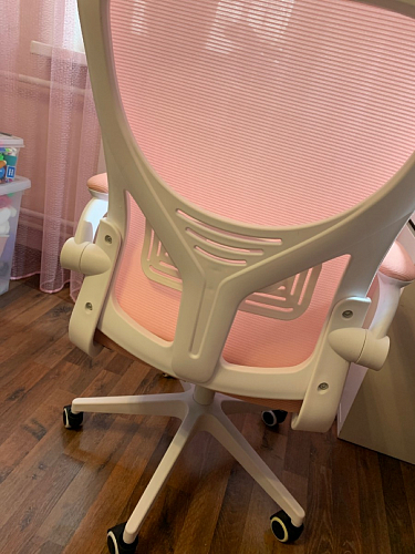 Компьютерное кресло Konfi pink / white фото покупателя 42