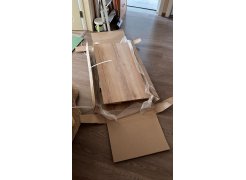 Письменный стол Леон Лофт дуб делано темный / черный матовый фото покупателя 14