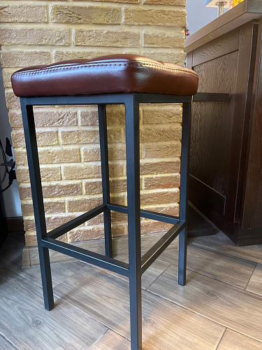 Барный стул Лофт катания минт / белый матовый фото покупателя 123