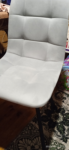 Стул на металлокаркасе Чилли черный / зеленый фото покупателя 897