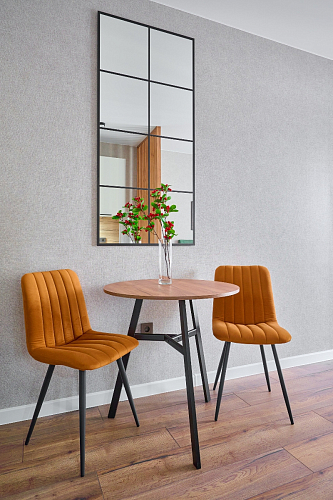 Стул на металлокаркасе Дани 01 кирпичный фото покупателя 20