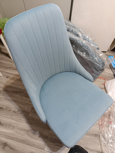 Стул на металлокаркасе Kora green / black фото покупателя 346