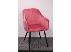 Стул на металлокаркасе Slam dark pink из шоурума 1