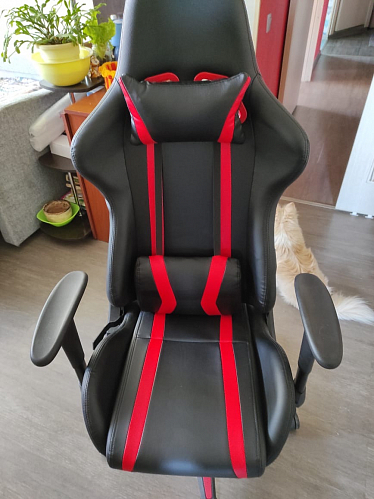 Компьютерное кресло Blok light blue / black фото покупателя 9