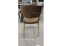 Стул на металлокаркасе Kamelia green / gold из шоурума 6