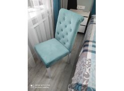 Стул Amelia white / fabric tiffany фото покупателя 9
