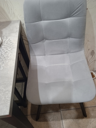 Стул на металлокаркасе Чилли бирюзовый / черный фото покупателя 881