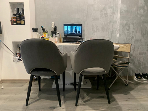 Стул на металлокаркасе Vener gray фото покупателя 3