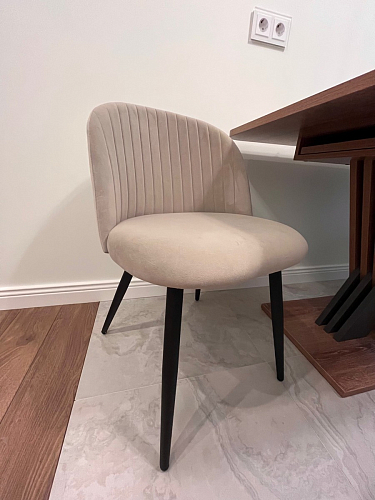 Стул на металлокаркасе Gabi 1 light purple / black фото покупателя 489