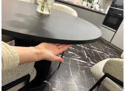 Керамический стол Барел 110 krater perla repose / черный фото покупателя 2