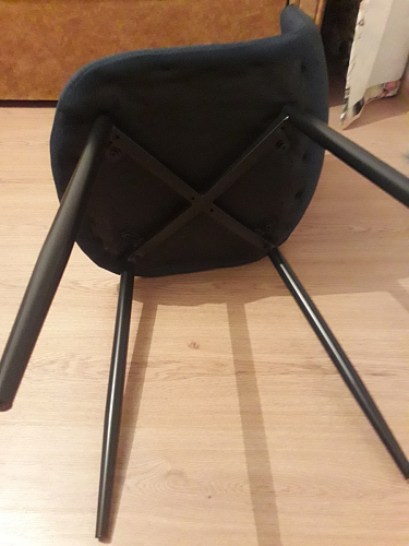 Стул на металлокаркасе Lilu 05 gray / white фото покупателя 52