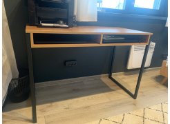 Письменный стол Леон Лофт дуб делано светлый / белый матовый фото покупателя 11