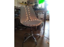 Компьютерное кресло Kolin с подушкой clear / white фото покупателя 272