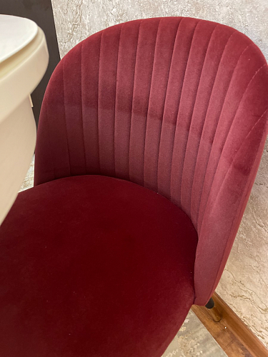 Стул на металлокаркасе Gabi green / black / silver фото покупателя 137