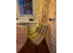 Стул на металлокаркасе Челси светло-серый / черный каркас фото покупателя 67