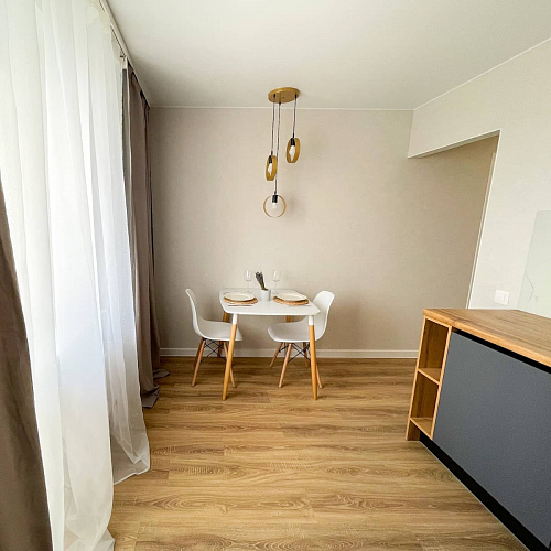 Пластиковый стул Eames PC-015 серо-голубой / дерево фото покупателя 402