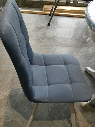 Стул на металлокаркасе Чилли К черный / зеленый фото покупателя 684