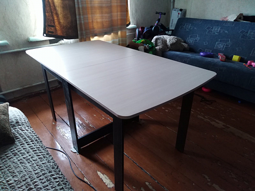 Стол книжка СтК4 дуб сонома / белый фото покупателя 27