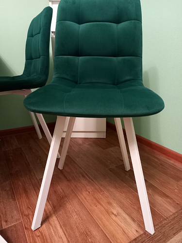 Стул на металлокаркасе Чилли К кирпичный / черный фото покупателя 290