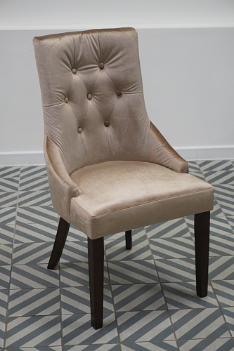 Стул Elegance dark walnut / fabric cream из шоурума 4