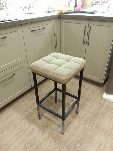 Барный стул Лофт катания минт / белый матовый фото покупателя 132