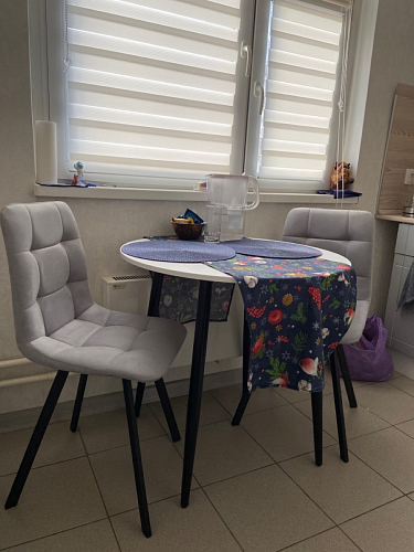 Стул на металлокаркасе Чилли черный / зеленый фото покупателя 1419