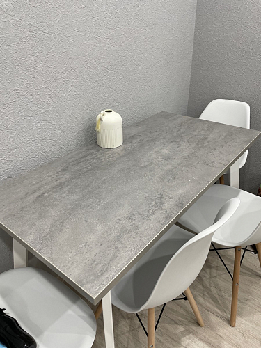 Стол Тринити Лофт 120 32 мм дуб галифакс табако / черный матовый фото покупателя 756