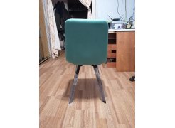 Стул на металлокаркасе Чилли синяя ткань / белый фото покупателя 10