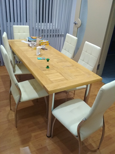 Стул на металлокаркасе Farini blue фото покупателя 5